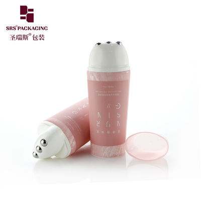 kupować D50mm Różowa PE Roller Ball Tube Oval For Neck Wrinkel Massage produkcja online