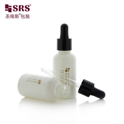kupować D001- 50 ml Białe powłoki szklane Puste butelki kroplówkowe 5-100 ml Serum do twarzy produkcja online