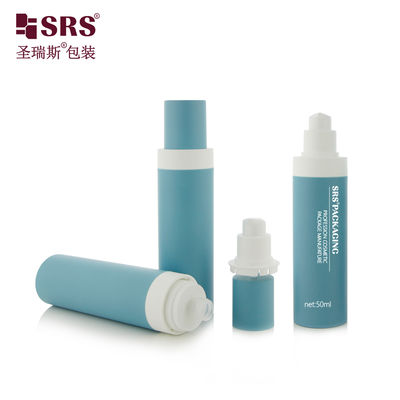 kupować 50ml 100ml PP Airless Serum Bottle Custom Color Refillable produkcja online