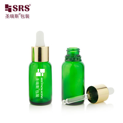 kupować High Quality 30ml 60ml Glass Dropper Bottle with Aluminum Tamper Evident Cap for Essential Oil produkcja online