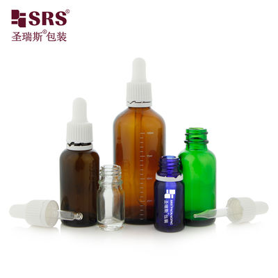 kupować Durable Tamper Evident Cap 5ml 10ml 15ml 20ml 30ml 50ml 100ml Glass Dropper Bottle for Skincare produkcja online