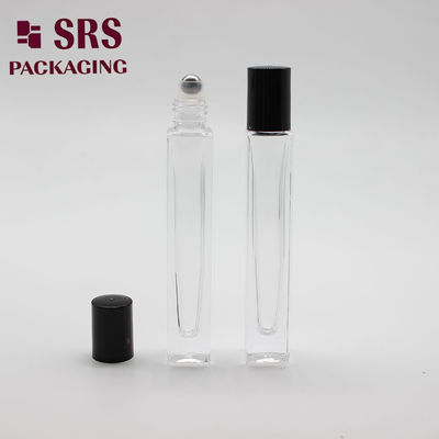 kupować SRS kosmetyczny, kwadratowy, czystej barwy, gruba ściana, 10 ml rolka szklana na butelce produkcja online