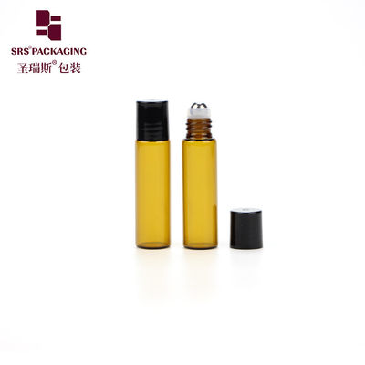 kupować Kosmetyki Mini Thin Wall Glass Roll On Bottle Empty Amber Color 5 ml produkcja online
