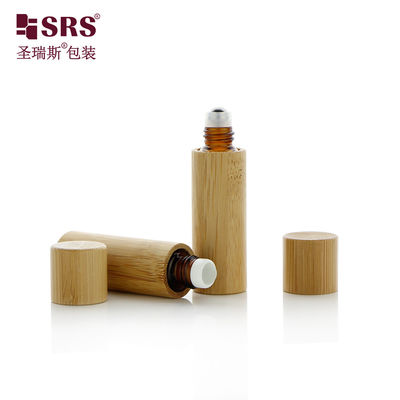 kupować Kosmetyczne szkło bambusowe rolka na butelce 5 ml do olejów eterycznych Perfumy produkcja online