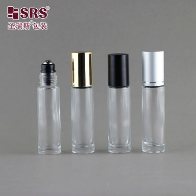 Szkło Aluminium Wall Roll On Flask For Personal Care 10ml Pojemność Dostosowywalny kolor / logo