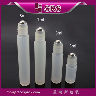 Przejrzysty RPP-7ml Roll On Flask z uszczelnieniem przeciekiem do stosowania w zielonej perfumie przeciw swędzenie