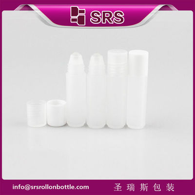 Przejrzysty RPP 3 ml Roll On Flask Leak Proof Seal dla olejów eterycznych Perfumy