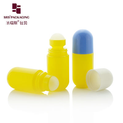 RPPA-50ml Zamówiona Żółta Rolla Na Butelce 50ml Z Niebieskim Kapturem Do Płynu Deodorantów