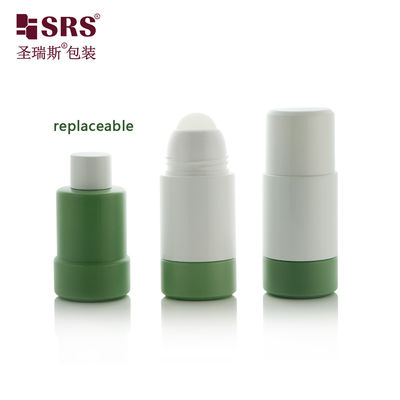 Zamknięta śrubą plastikowa rolka na butelce 50 ml
