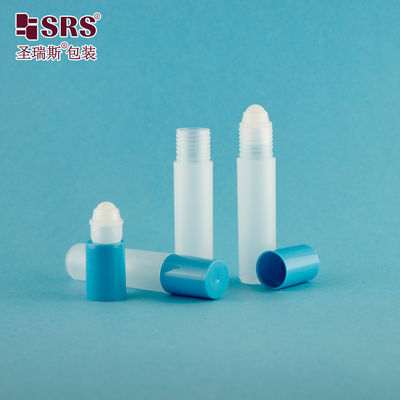 Gładkie wykończenie 10 ml plastikowe butelki w różnych kolorach z rolką na czapce do olejów eterycznych i perfum
