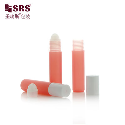 Matte Frosted Finish 10 ml Biały PP Roll On Flask do oleju eterycznego