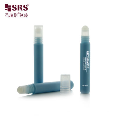 RPPH-8ML Factory Glossy Frosted Blue Tube Container With Plastic Roller Ball Applicator For Soothing Gel Packaging (Fabrykowy pojemnik z błękitną, błękitną, błękitną, błękitną, błękitną, błękitną, błękitną, błękitną, błękitną, błękitną, błękitną, błękitną, błękitną)