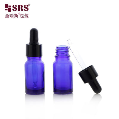 D001-20ml Sprzedaż hurtowa UV Proof Kosmetyczne szkło niebieskiego koloru butelka z kroplami oleju eterycznego do pielęgnacji osobistej Opakowania farmaceutyczne