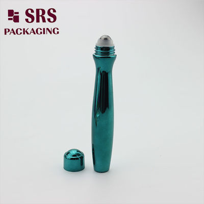 SRS opakowanie pusty plastikowy krem do oczu zielonego koloru 15 ml butelka rolkowa