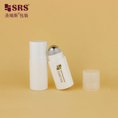 PET30-50ML Biały PET Roll na butelce z śrubą i dużą stalową rolką