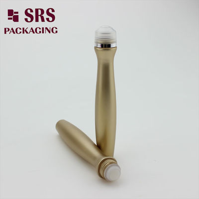SRS opakowanie pusty plastik złoty kolor 15 ml rolka perfum na butelce