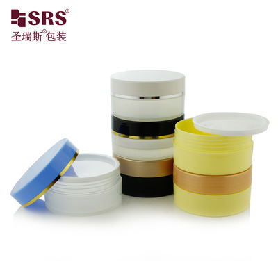 SRSQ-80g Kosmetyczny PP Plastic Single Wall Jar Z Śrubokrętną Pokrywką