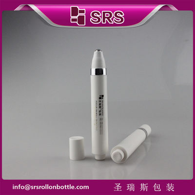 SRS 15 ml pusty biały serum do oczu prasowy bezprzewodowy rolka na butelce