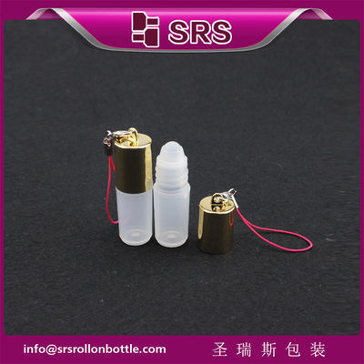 SRS Pustka kosmetyczna mini plastikowa rolka perfum na butelce 3 ml z hakem