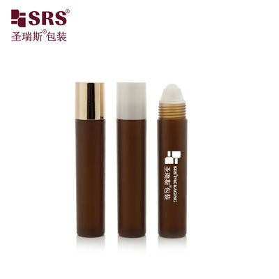 Wytrzymały RPP P -20ml Matte Frosted Finish Pustka Kawa Brązowa Kolorowa Rola na butelce Z Złotym Kapturem Żurawnym Do Opakowań Ocznej Opieki