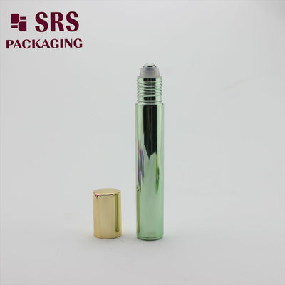 SRS Pusty rol na butelce Metalizowany zielony kolor 15 ml do perfum