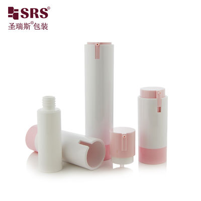 Refillable Airless Pump Bottle 15ml 30ml 50ml AS+PP Cosmetic Container