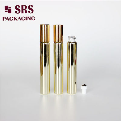 SRS kosmetyczny pusty 10 ml złoty szklany butelkowal z perfumami