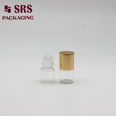 SRS pusty, przejrzysty kolor mini 1 ml perfumy, mała rolka szklana na butelce