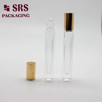 SRS kosmetyczny, kwadratowy, pusty 10 ml rolka szklana na butelce z perfumami