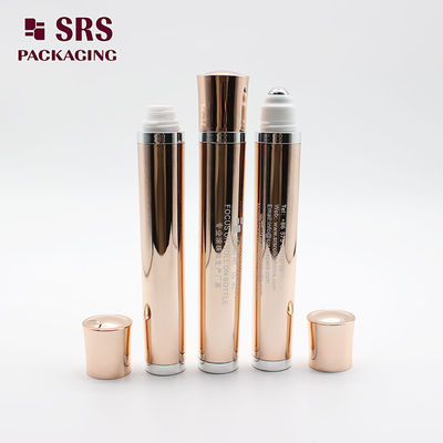 SRS Luxury Plastic Vibrating Roll On Bottle Rose Gold Kolor 10 ml