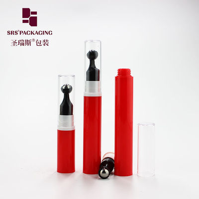 Pustka 5 ml 10 ml 12 ml 15 ml plastikowa czerwona butelka z pompą bezprzewodową