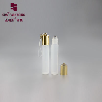 Pustka mini 7 ml kosmetyczna frost perfume plastikowa rolka na butelce przezroczysta z hakem