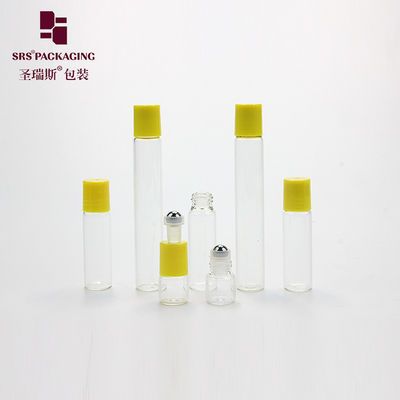 Kosmetyczna Mini Szklana Butelka Rolkowa Przejrzysty Kolor 1ml 3ml 5ml 8ml 10ml