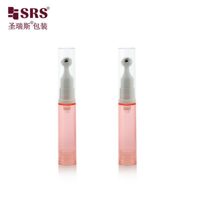 A0031-10ml AS Plastic Eye Cream Roller Bottle With Steel Ball Airless Pump